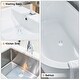 preview thumbnail 5 of 3, Rubber Sink Plug, 5pcs Clear Drain Stopper Fit 1-5/16" to 1-11/32" Drain