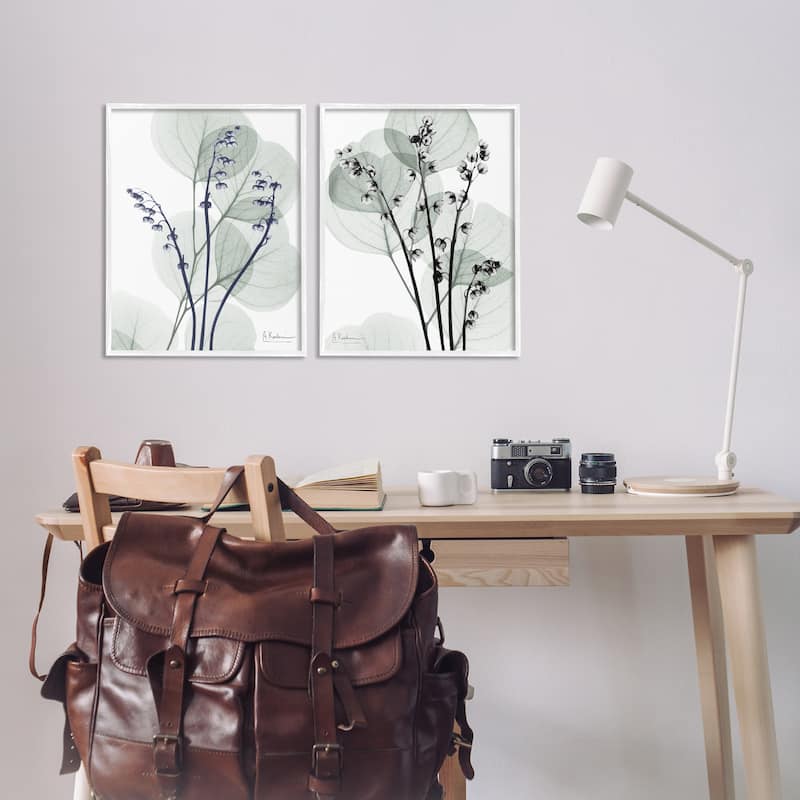 Stupell Future Dusk Opaque Herbs Framed Giclee Art Design By Albert Koetsier (Set of 2)