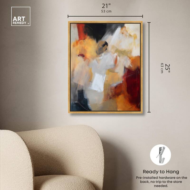 Earth and Fire III Canvas by Art Remedy