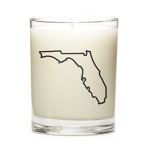 Custom Gift - Map Outline of Florida U.S State, Peach Belini