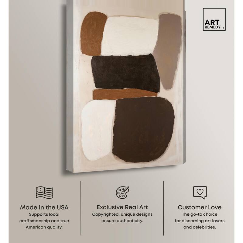 Asymmetrical Balance III Canvas by Art Remedy, Gallery Wrapped