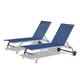 Option Blue/Double Chaise