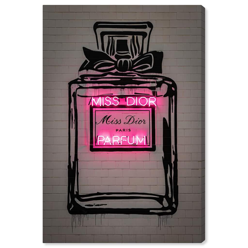Miss Neon Dream Canvas by Art Remedy, Gallery Wrapped