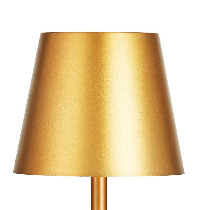 Cordless Table Lamp 2-Pack 5200mAh Built-in Rechargeable Battery Desk Lamp Gold