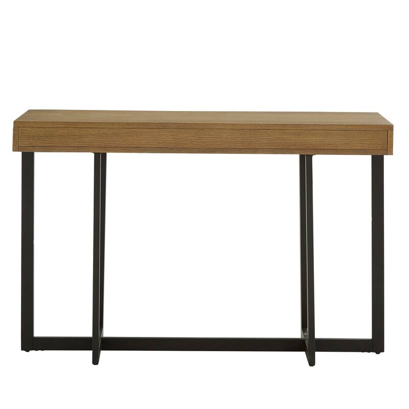 Eldersley Wood Finish Sofa Table with Two Drawers by iNSPIRE Q Modern