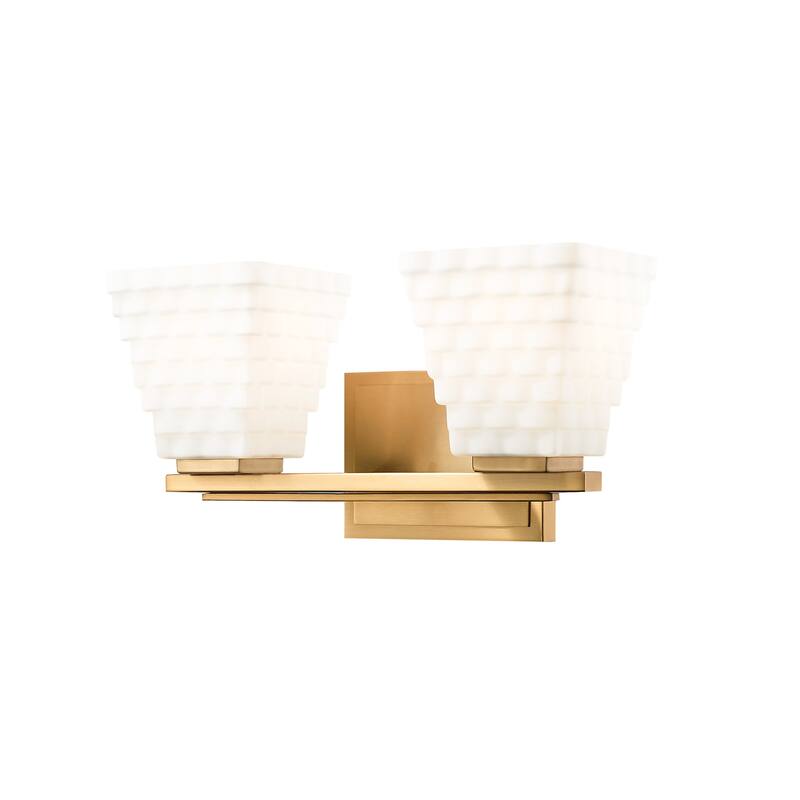 Z-Lite 7514-2V Annalise 2 Light 7" Wide Vanity Light - Modern Gold