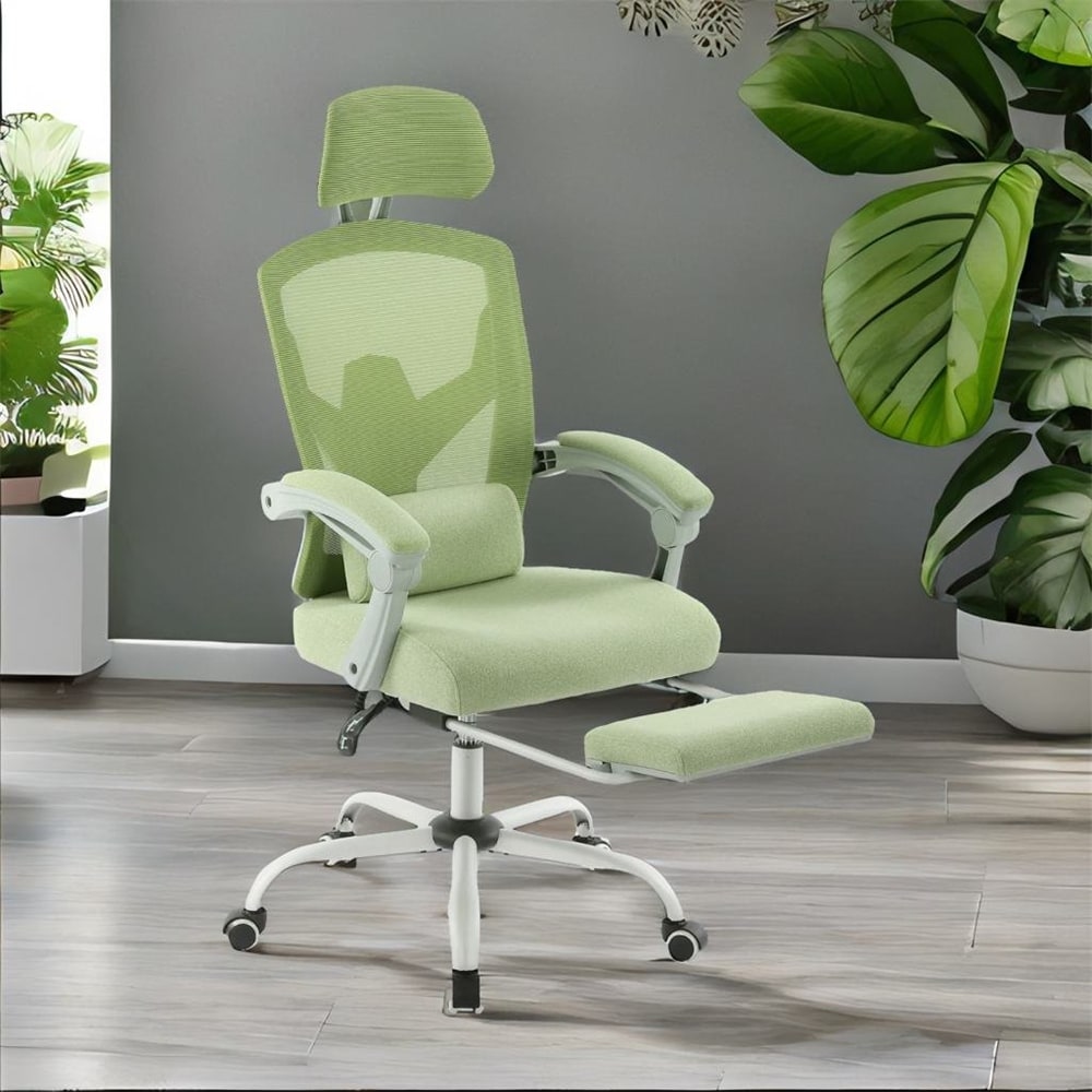 Adjustable Height High Back Office Chair with Lumbar Support Pillow N A Bed Bath Beyond 39302338