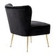 preview thumbnail 42 of 85, Heaven Contemporary Velvet Upholstered Accent Chair