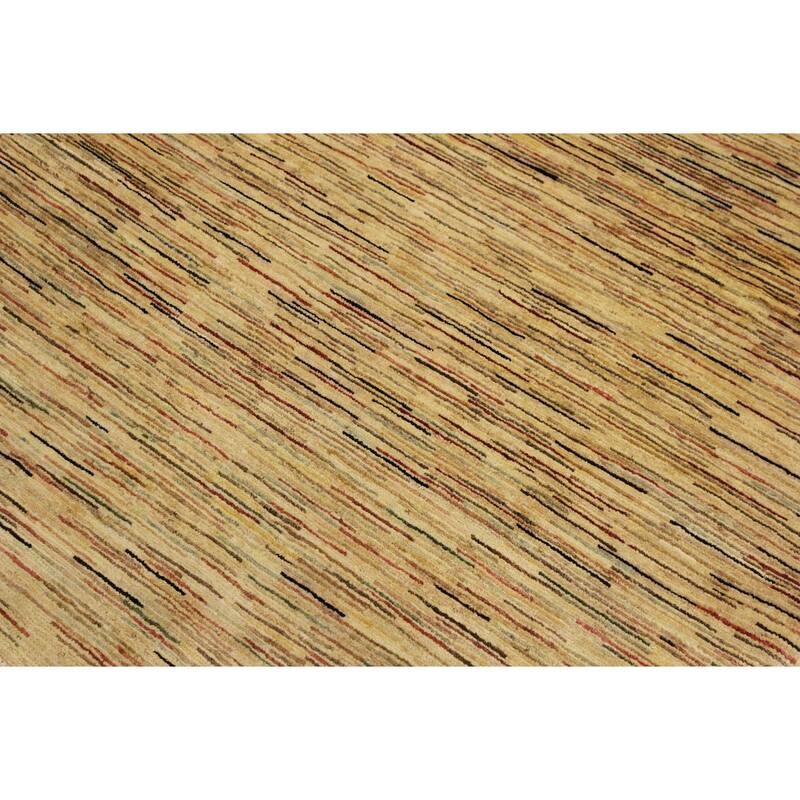 Boho Earthline Gabbeh Hand Knotted Wool Area Rug