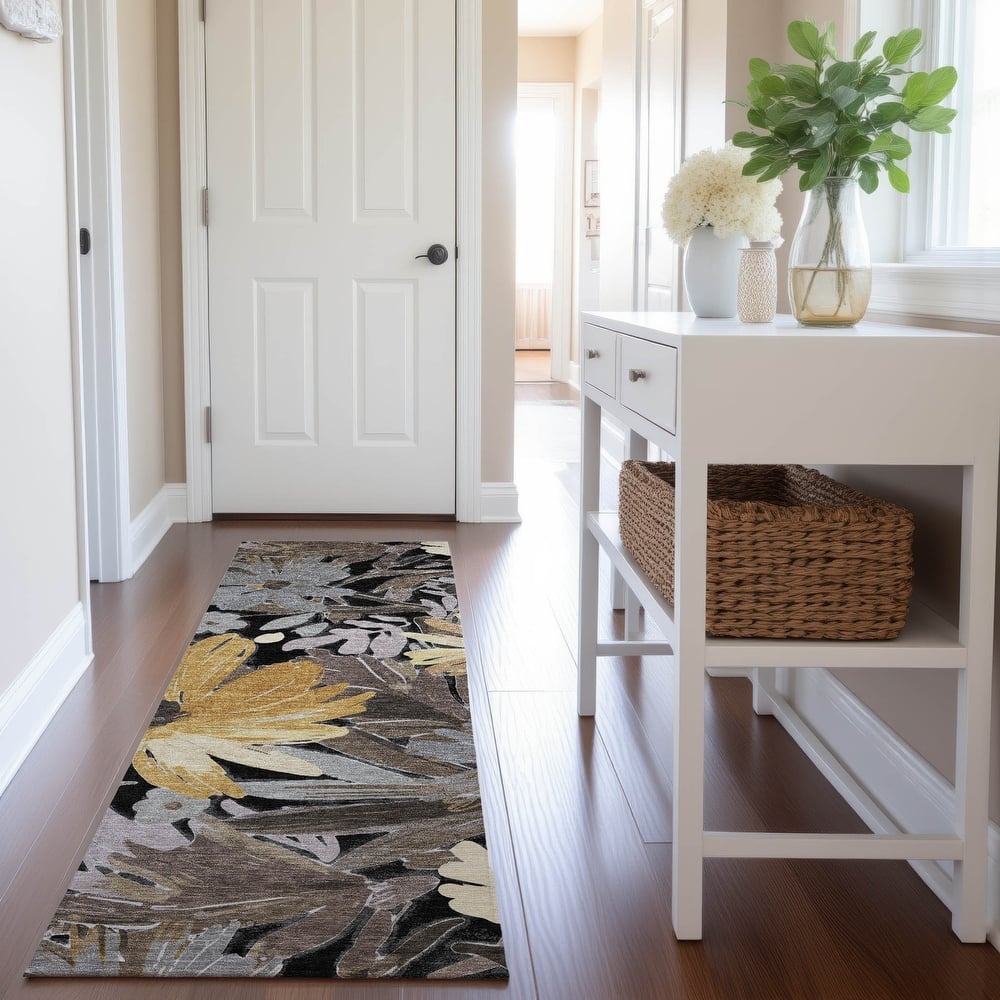Premium Washable Super Soft Casual Floral Mayfield Rug