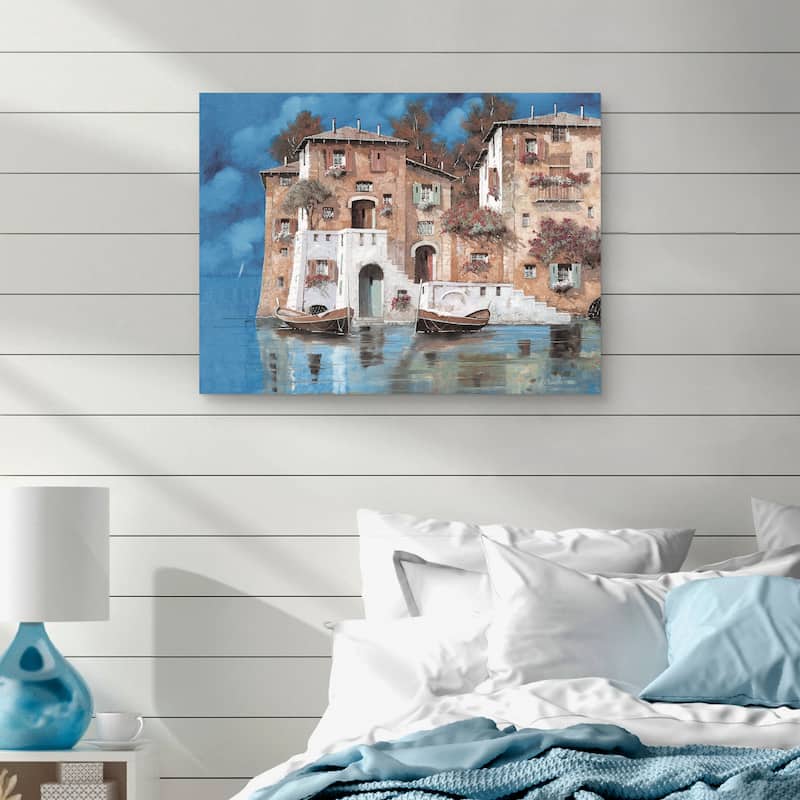 Cieloblu Light by Guido Borelli Canvas Art Print