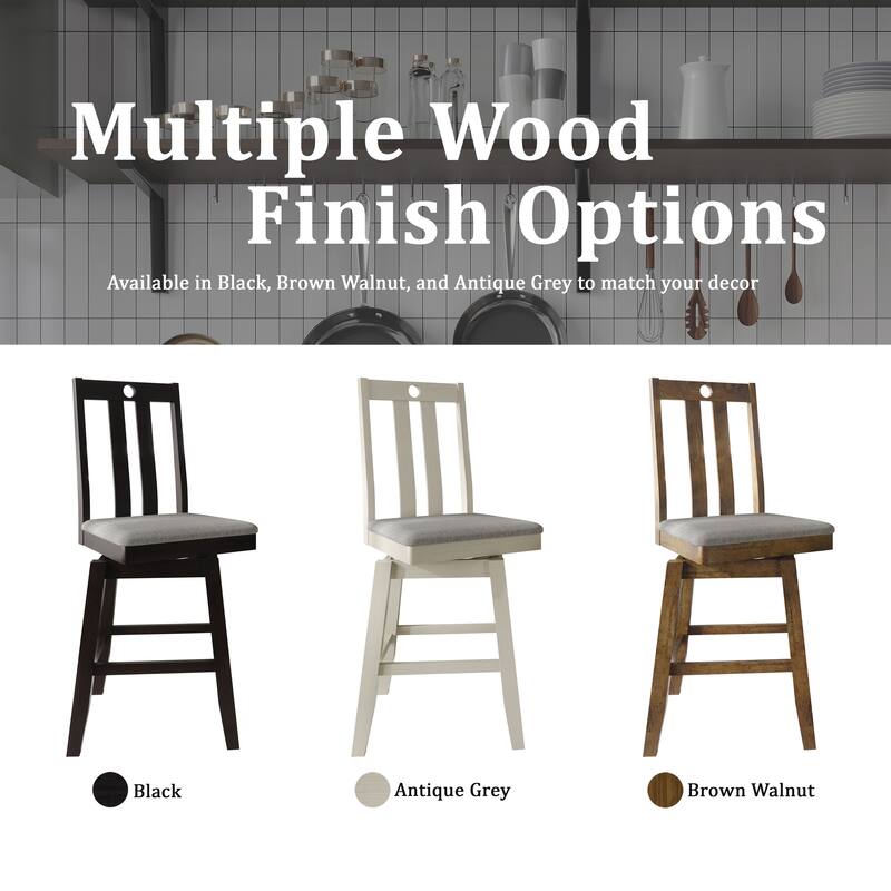 CraftPorch Mid Century Swivel Counter Dining Set