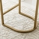 preview thumbnail 15 of 81, Leick Home Upholstered Barrelback Counter Stool with Metal Base