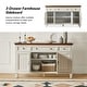 preview thumbnail 9 of 20, Ottfried Traditional 58'' Wide Sideboard with 3 Drawers and 4 Doors by HULALA HOME
