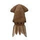 preview thumbnail 1 of 8, Plush Corduroy Squid - 16.0"L x 8.0"W x 4.0"H Brown - 16.0"L x 8.0"W x 4.0"H - Polyester