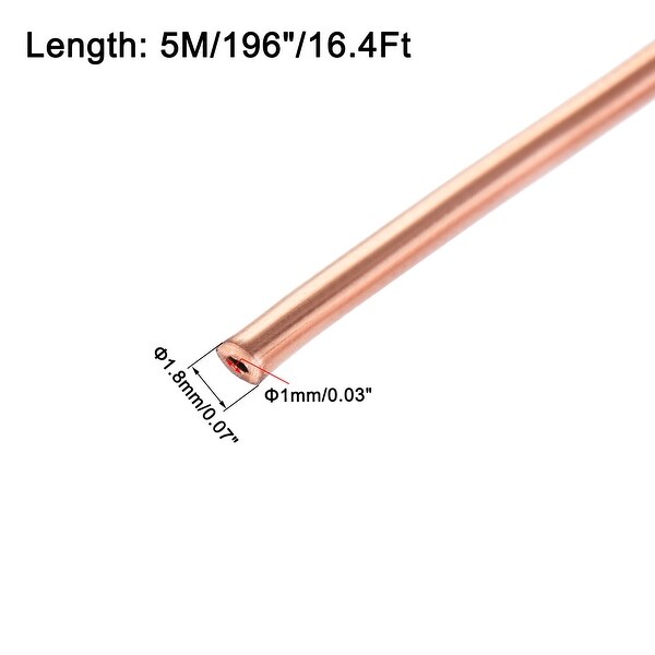 Streamline 1/4-in x 50-ft Soft Copper Refrigeration Coil in the Copper Pipe & Fittings department at