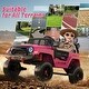 preview thumbnail 17 of 34, EROMMY 24V 2-Seater Ride-On Truck for Kids, 4WD Electric Car with Remote, Lights & Music