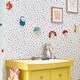 preview thumbnail 2 of 2, Joules Lynx Multi Spot White and Rainbow Wallpaper