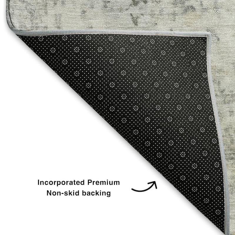 Premium Washable Super Soft Abstract Vintage Mayfield Rug