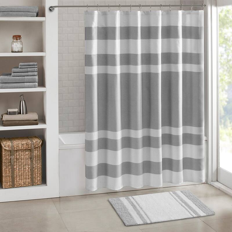 Reversible Bath Rug For Bath Room - Grey