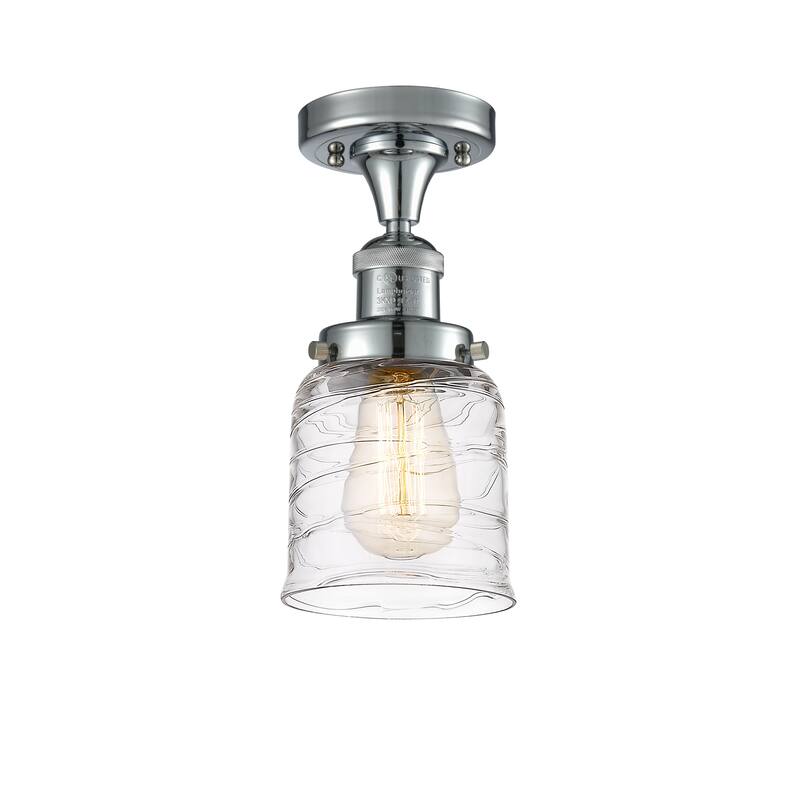 Innovations Lighting Bell - 1 Light 5" Semi-Flush Mount