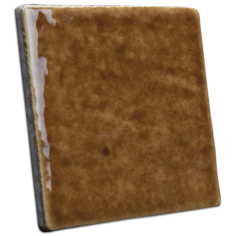 Merola Tile Menorca Rust 4" x 4" Ceramic Wall Tile