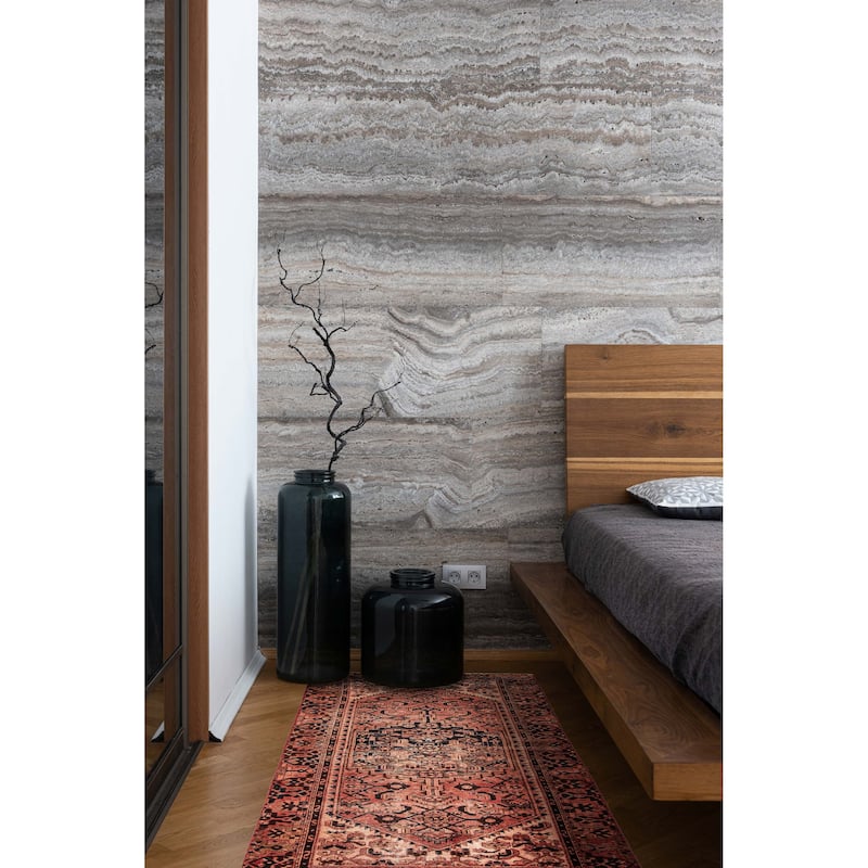 ECARPETGALLERY Hand-knotted Andelz Copper Wool Rug - 3'9 x 7'0