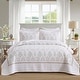 preview thumbnail 1 of 3, 3Pcs 100% Cotton Floral Quilted Bedspread Set Queen