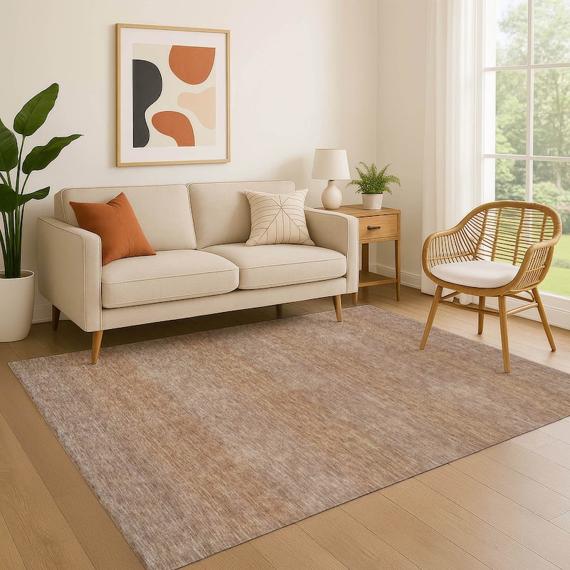 Premium Washable Super Soft Casual Ombre Mayfield Rug - Beige - 10' x 14'