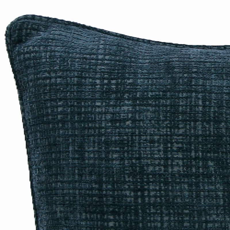 18" x 18" Hatched Solid Indoor Throw Pillow with Welt