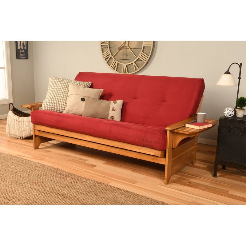 Somette Phoenix Butternut Futon Set with Mattress