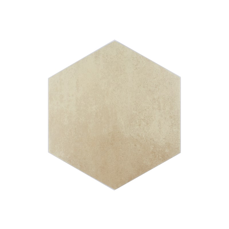 Arcadian Hexagon 9 in. x 10 in. Glazed Porcelain Wall and Floor Tile