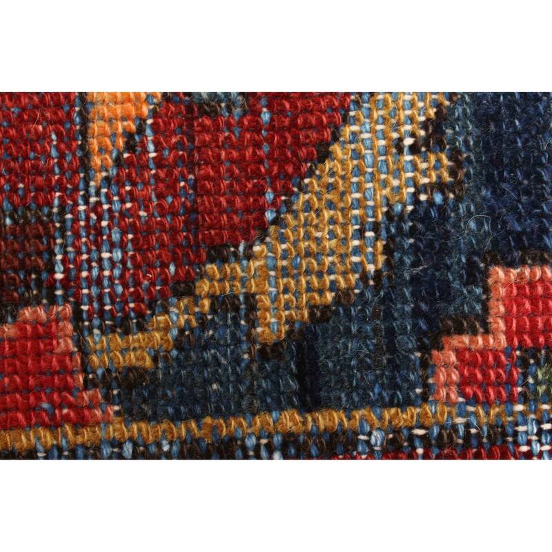 ECARPETGALLERY Hand-knotted Antalya Vintage Red Wool Rug - 4'1 x 6'2