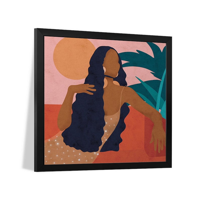 Taraji Premium Framed Poster by Reyna Noriega