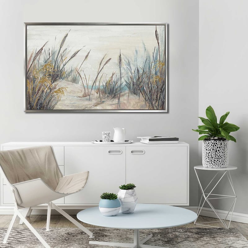 "Tall Beach Grass" Print on Floating Canvas