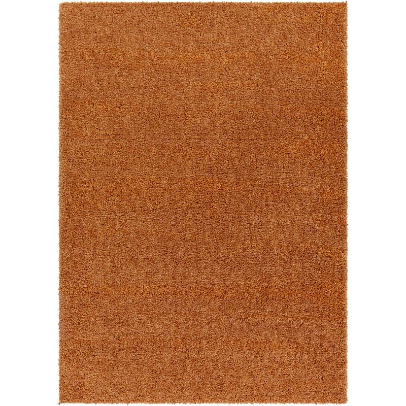 Livabliss Deluxe Shag Minimalist Medallion Area Rug