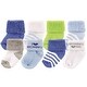 preview thumbnail 2 of 0, Luvable Friends Baby Boy Newborn and Baby Terry Socks, Blue Daddy 0-6 Months - Blue Mommy
