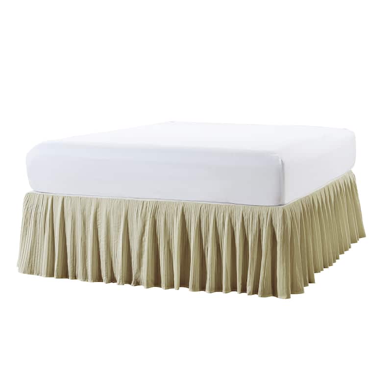 Home Soft Things Pleated Bed Skirt