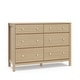 preview thumbnail 2 of 44, Storkcraft Horizon 6 Drawer Dresser - GREENGUARD Gold Certified, Interlocking Drawer System Driftwood