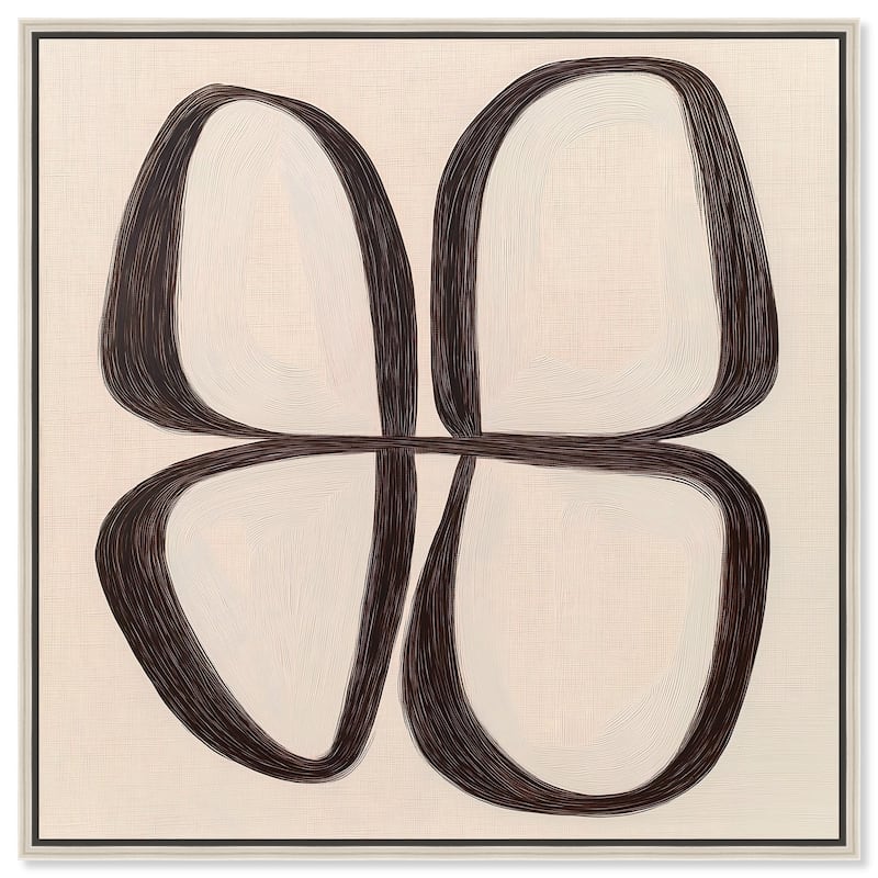 Deia IV Canvas by Art Remedy - Silver - 12" x 12"