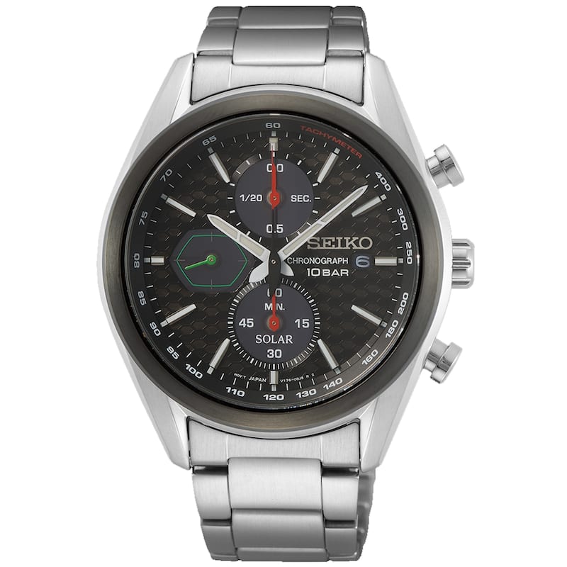 Seiko Men's Chronograph Black Dial Watch - SSC803 - 6 (36)