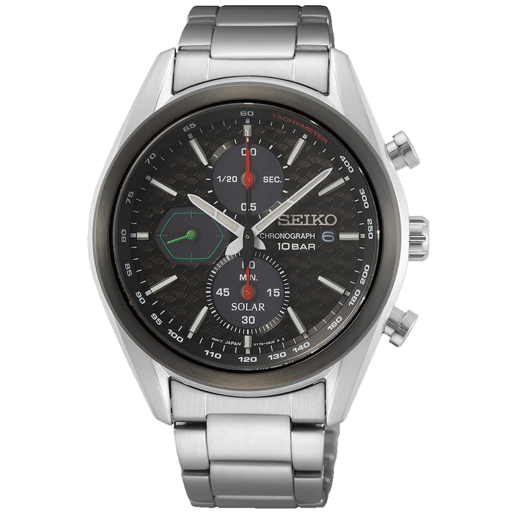 Seiko Men's Chronograph Black Dial Watch - SSC803 - 6 (36)