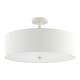 preview thumbnail 11 of 15, SAFAVIEH Lighting Jolana 19.75-Inch 3-Light Flush Mount Ceiling Light - 20" W x 20" D x 12" H