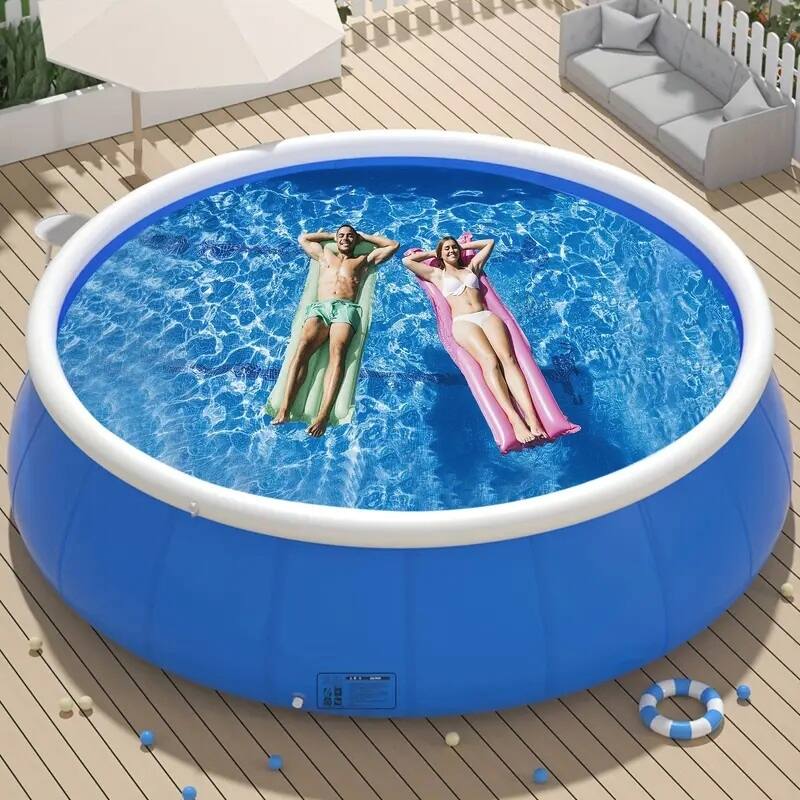 Butterfly inflatable coil mesh pool