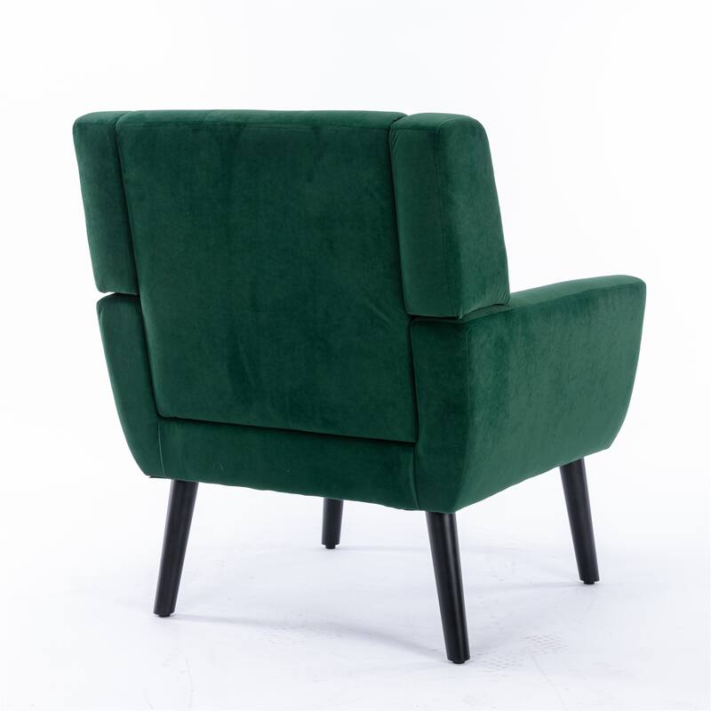Modern Soft Velvet Material Ergonomics Accent Chair