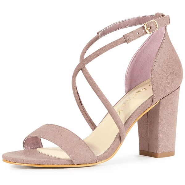 t strap block heels