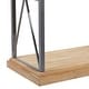 preview thumbnail 73 of 74, Brown Wood 3 Shelves Shelving Unit - 48 x 17 x 34