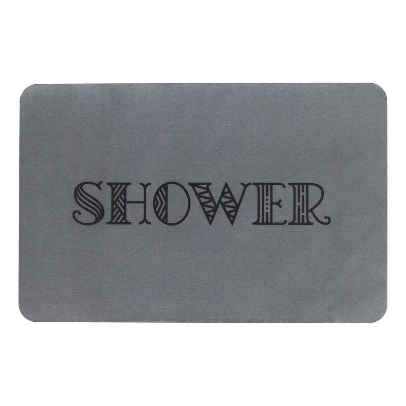 FloorPops Shower Stone Non Slip Bath Mat