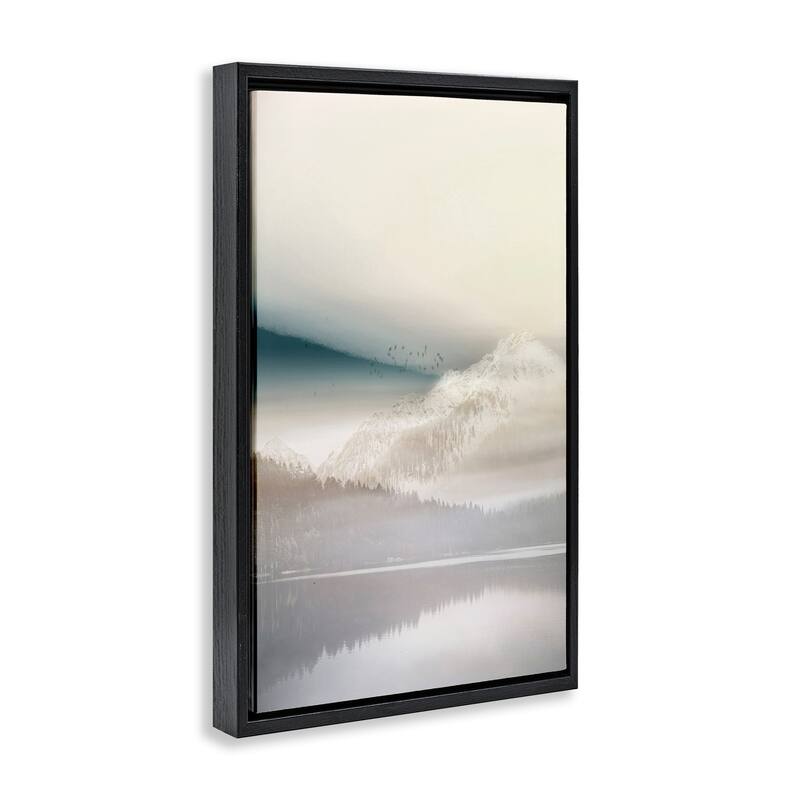 Stupell Vanilla Landscape View Framed Floater Canvas Wall Art Design By Gemma Bardot
