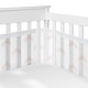 preview thumbnail 3 of 4, Sweet Jojo Designs 6p Crib Bedding + BreathableBaby Breathable Mesh Liner Boho Bohemian Girl Blush Pink Shabby Chic